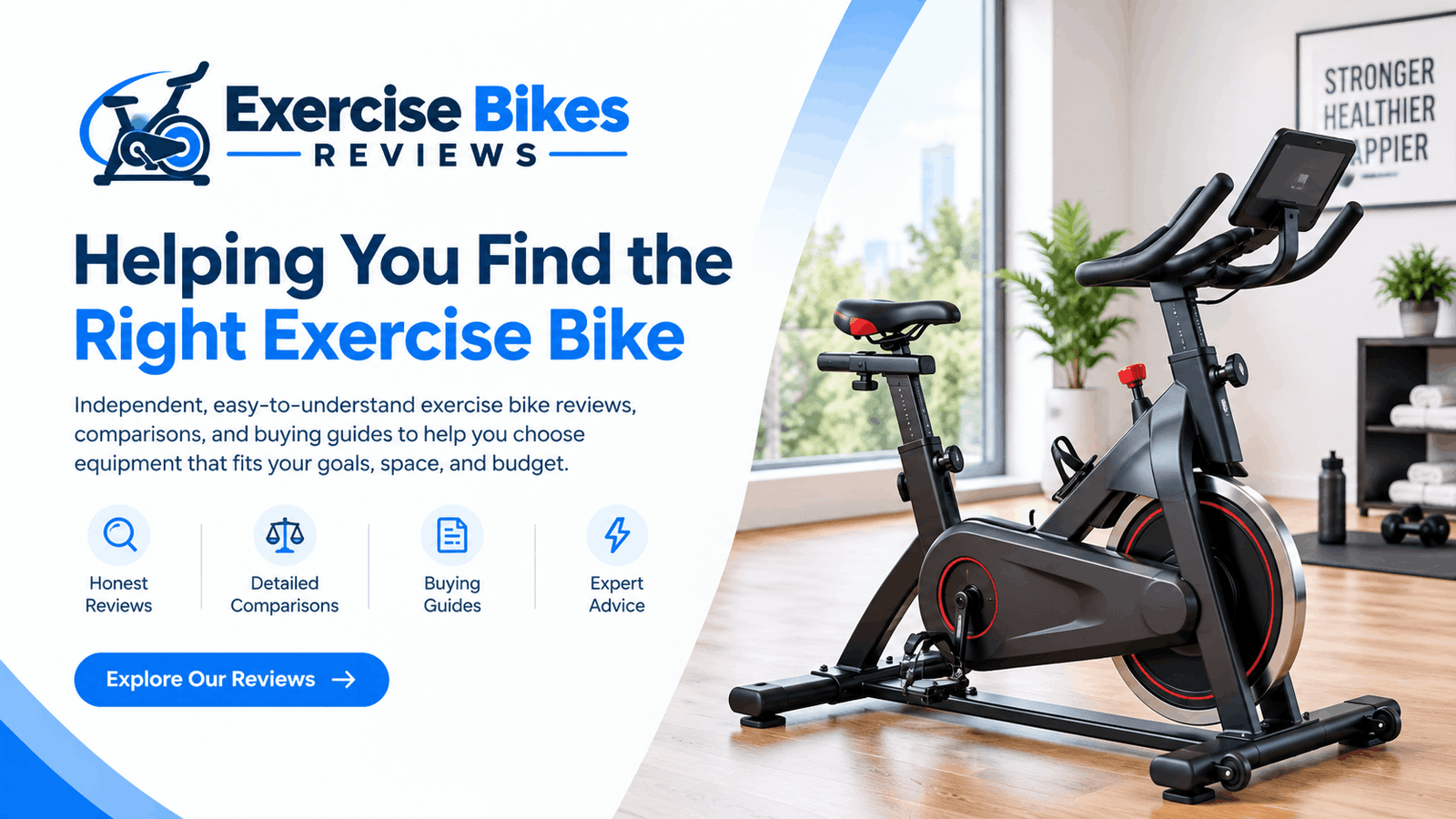 Exercise Bikes Reviews - About Us Page Hero Banner